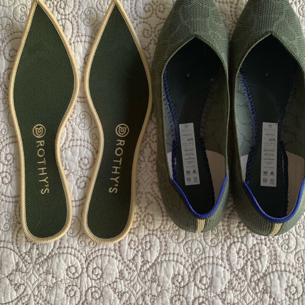 RETIRED ROTHY SAFARI POINTS SIZE 9 - Picture 2 of 5